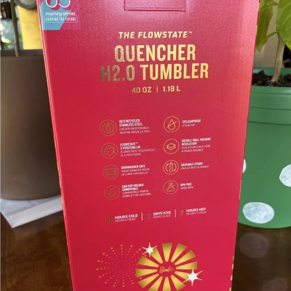 Stanley X Barbie ‘80s Dynamite Quencher 40-oz NIB - Picture 2 of 4